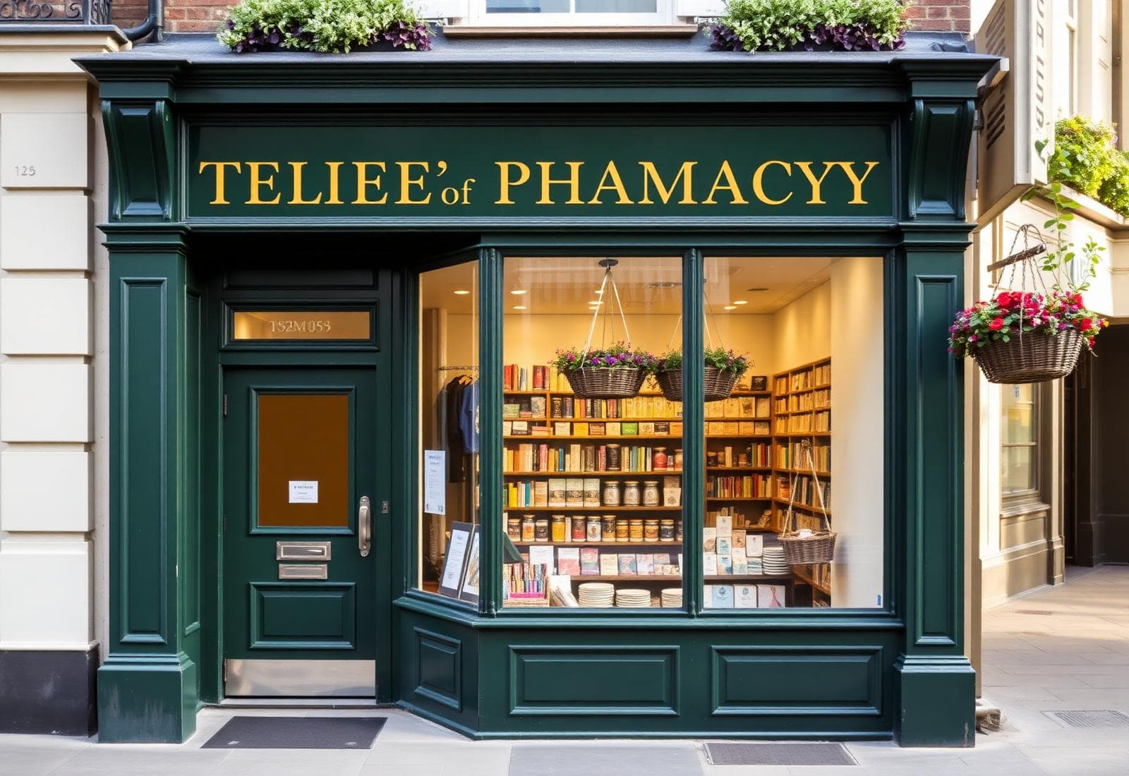 The Meadowfield shopfront on a sunny Notting Hill street